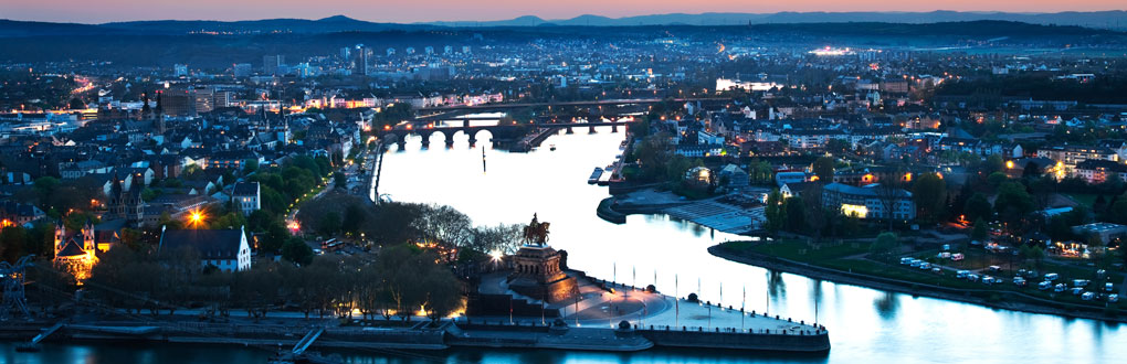 Deutsches Eck in Koblenz